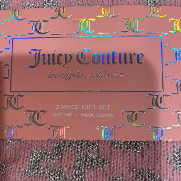 Juicy Couture pink & silver hat and glove set! For your Barbie Diva! - Picture 3 of 5